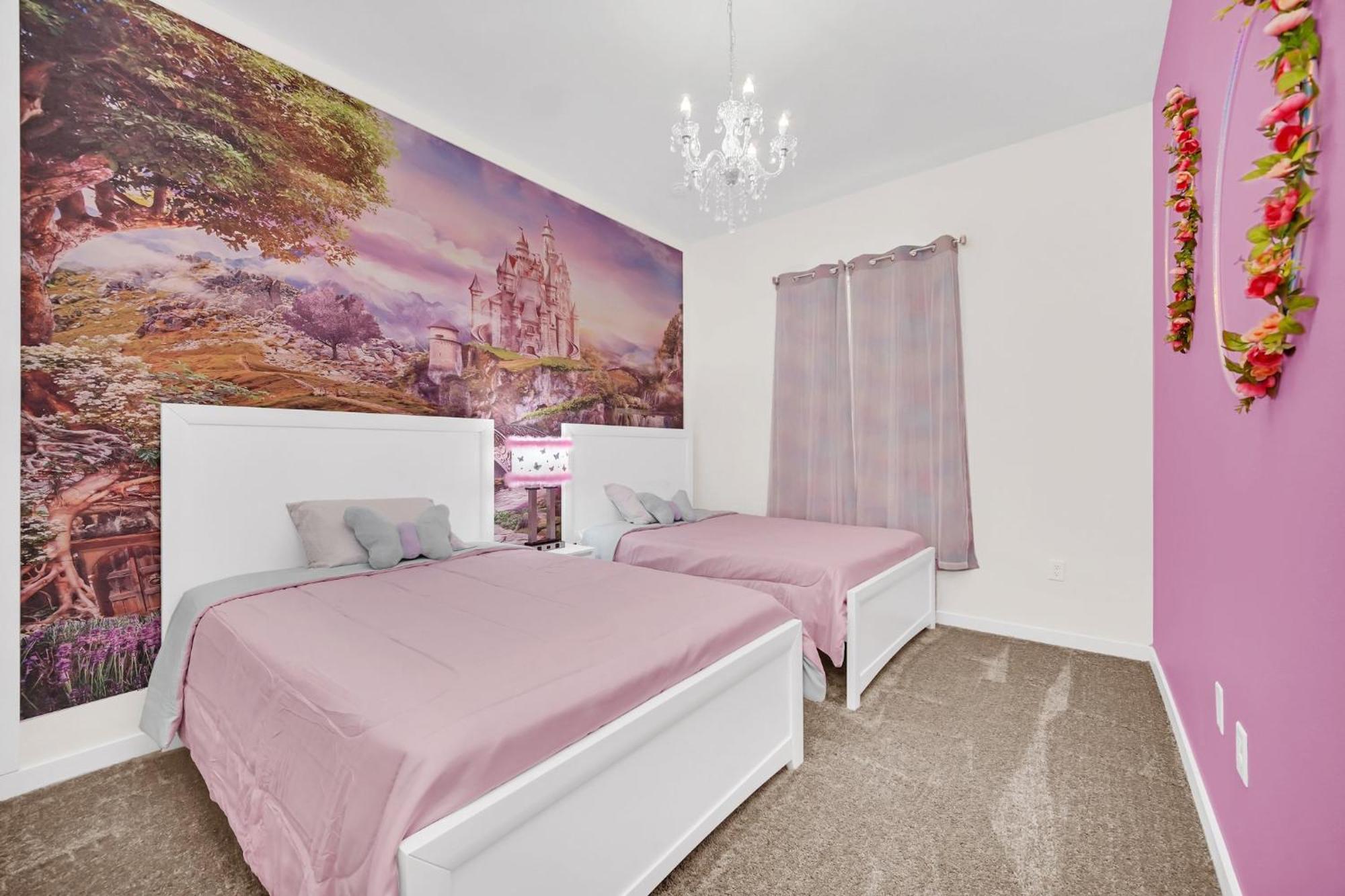 New Spacious And Themed 5 Bedroom Home Minutes From Disney And Waterparks! Orlando Luaran gambar